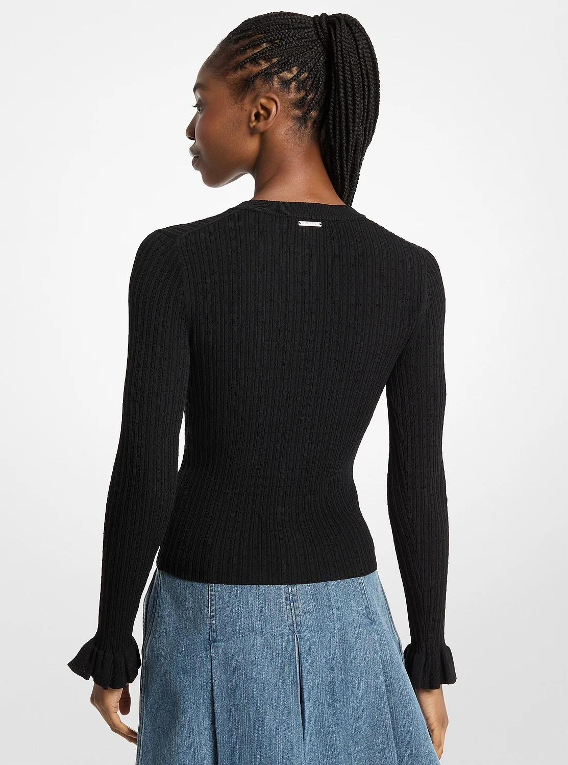 Michael Kors ラッフル ストレッチニット カーディガン - Image 2
