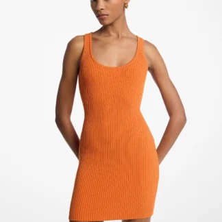 Michael Kors リブ スクープ タンク ドレス