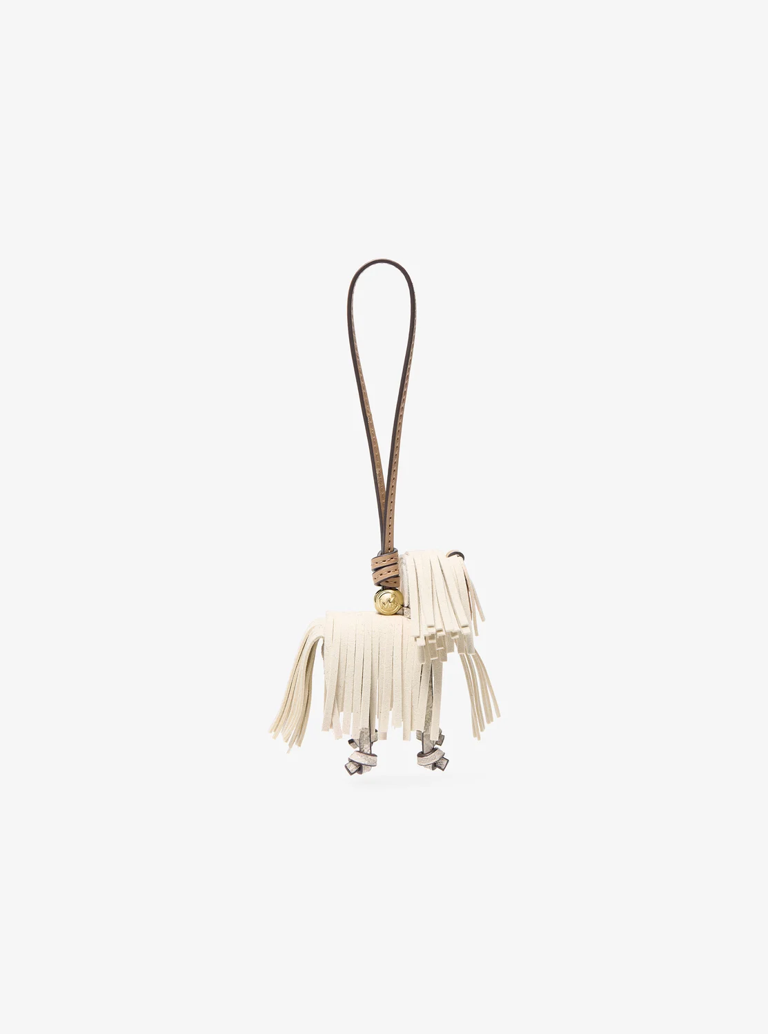 Michael Kors レザー シャギー ドッグ バッグチャーム
