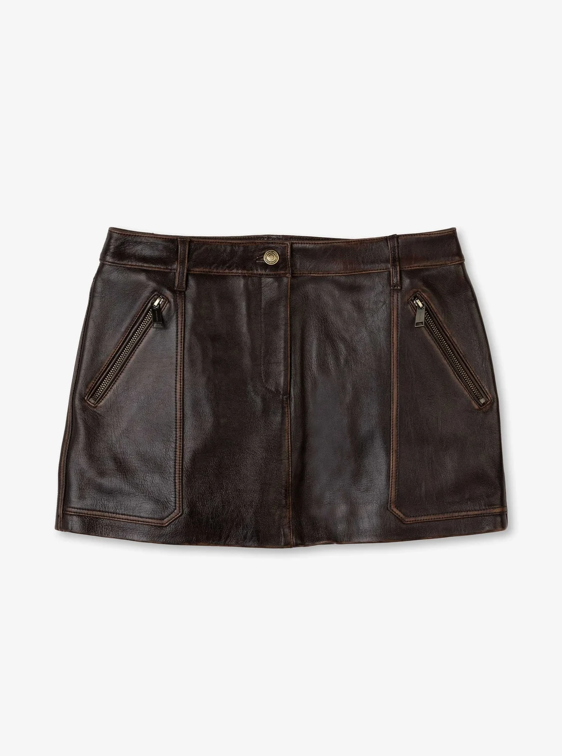 Michael Kors レザー ミニスカート - Image 3