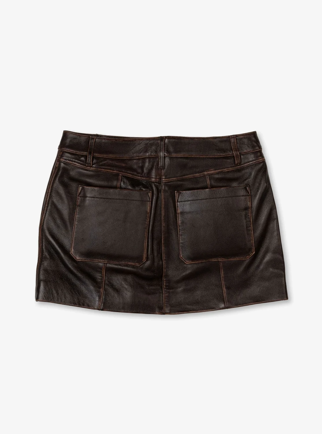 Michael Kors レザー ミニスカート - Image 4
