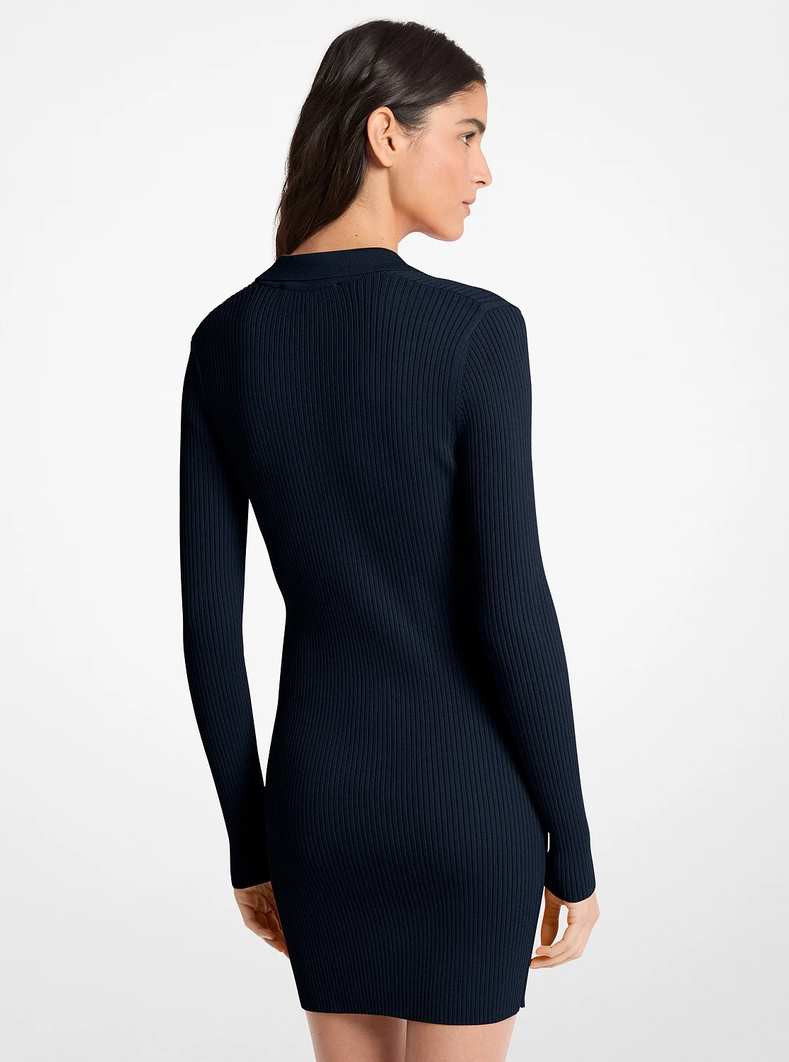 Michael Kors レースアップ ロングスリーブ ポロ ミニ ドレス - Image 2