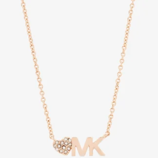 Michael Kors ロゴ ハート ネックレス