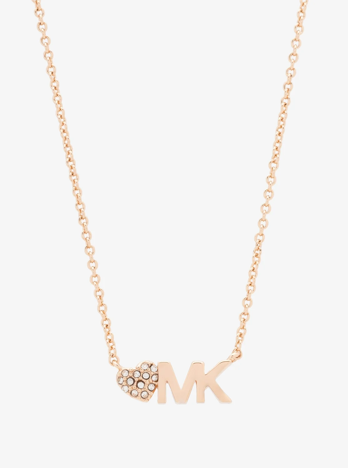 Michael Kors ロゴ ハート ネックレス