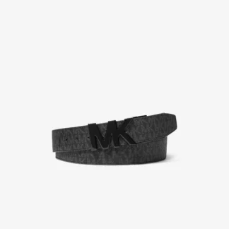 Michael Kors ロゴx ソリッド リバーシブル ベルト 34MM