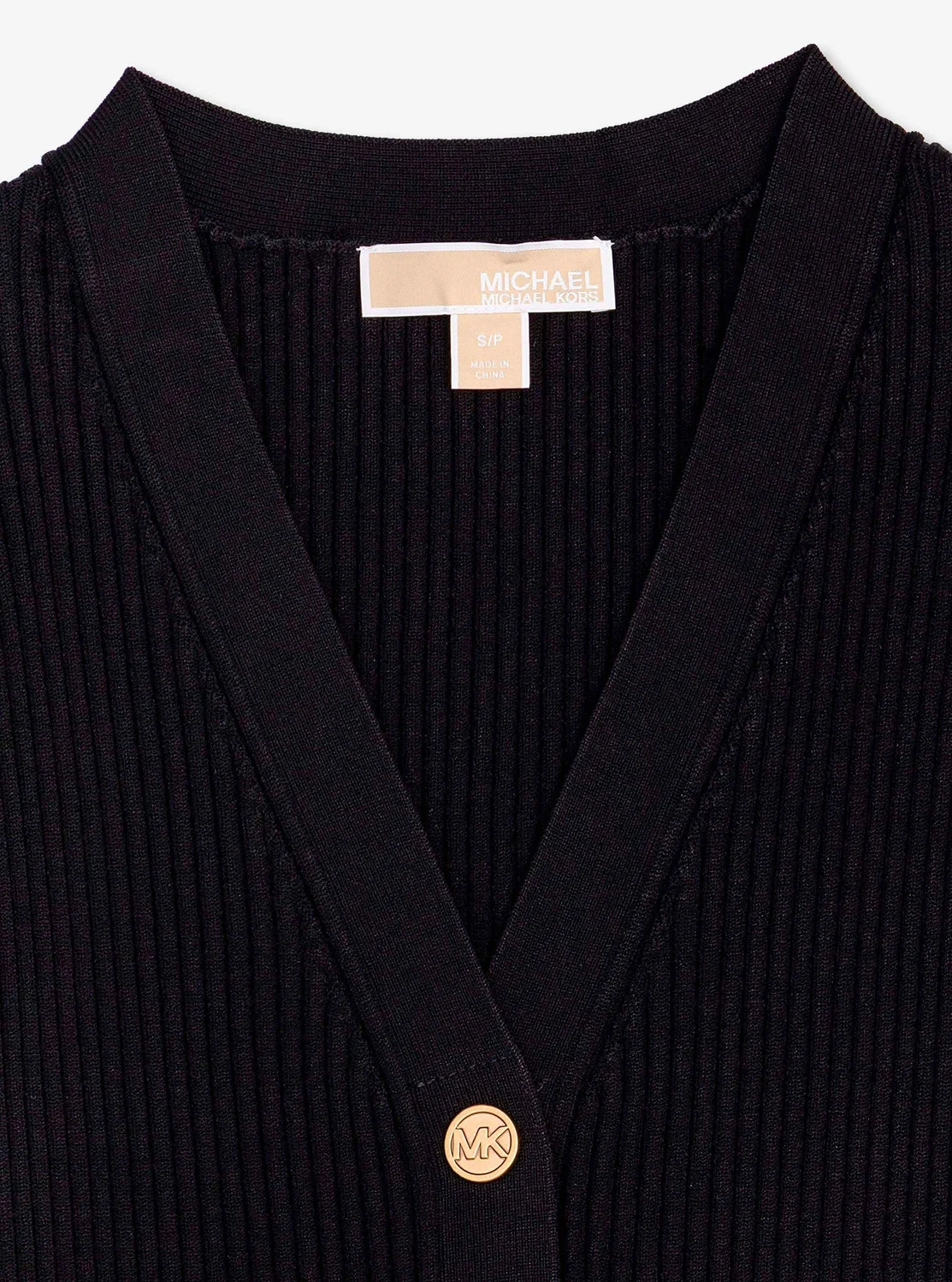 Michael Kors ロング Vネック リブ ドレス - Image 3