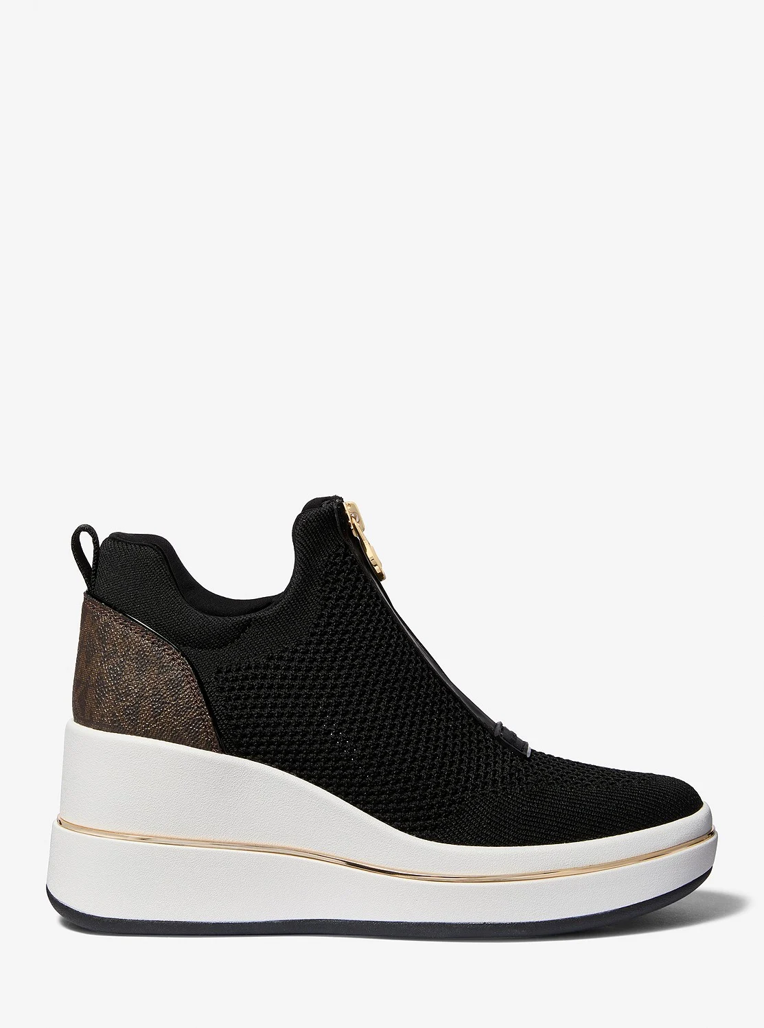 Michael Kors EMMY メッシュ ジップ ウェッジ スニーカー - Image 2