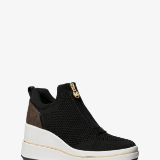 Michael Kors EMMY メッシュ ジップ ウェッジ スニーカー