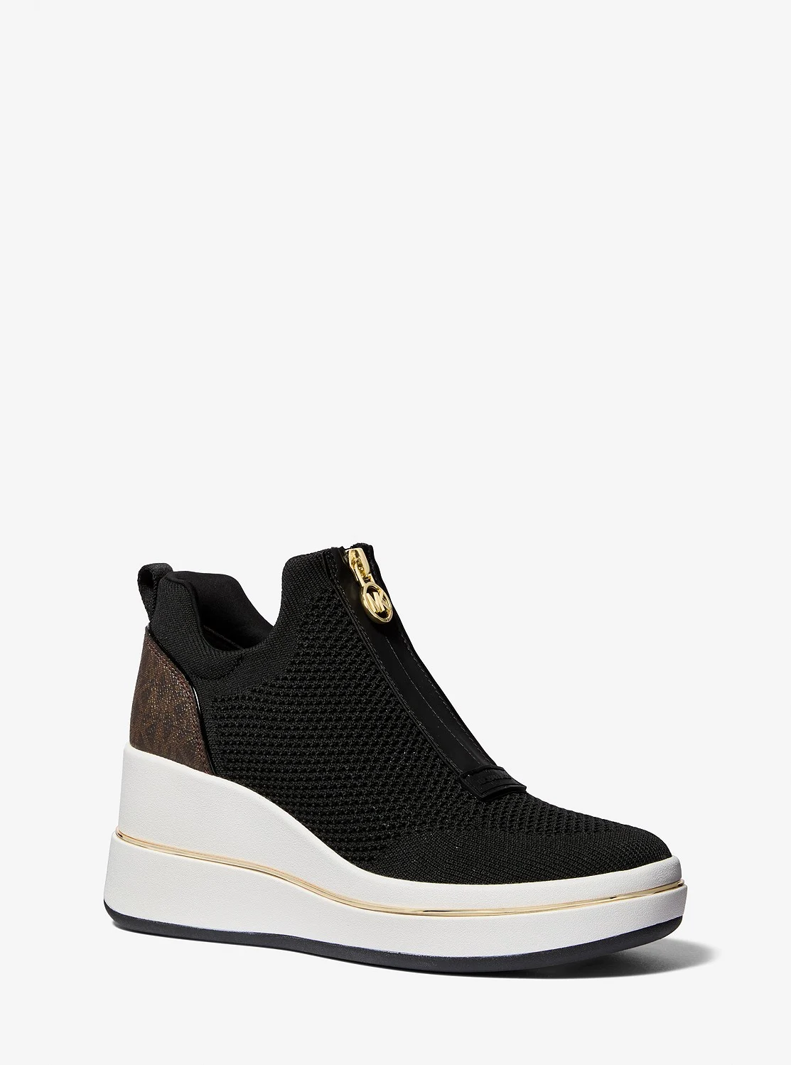 Michael Kors EMMY メッシュ ジップ ウェッジ スニーカー