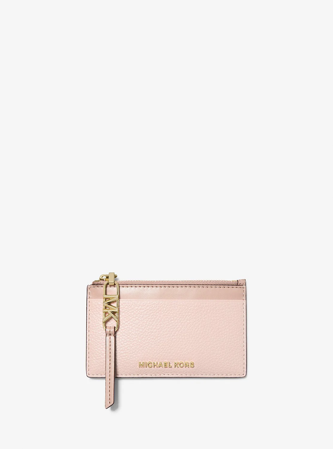 Michael Kors EMPIRE ツートーン ペブルレザー カードケース スモール