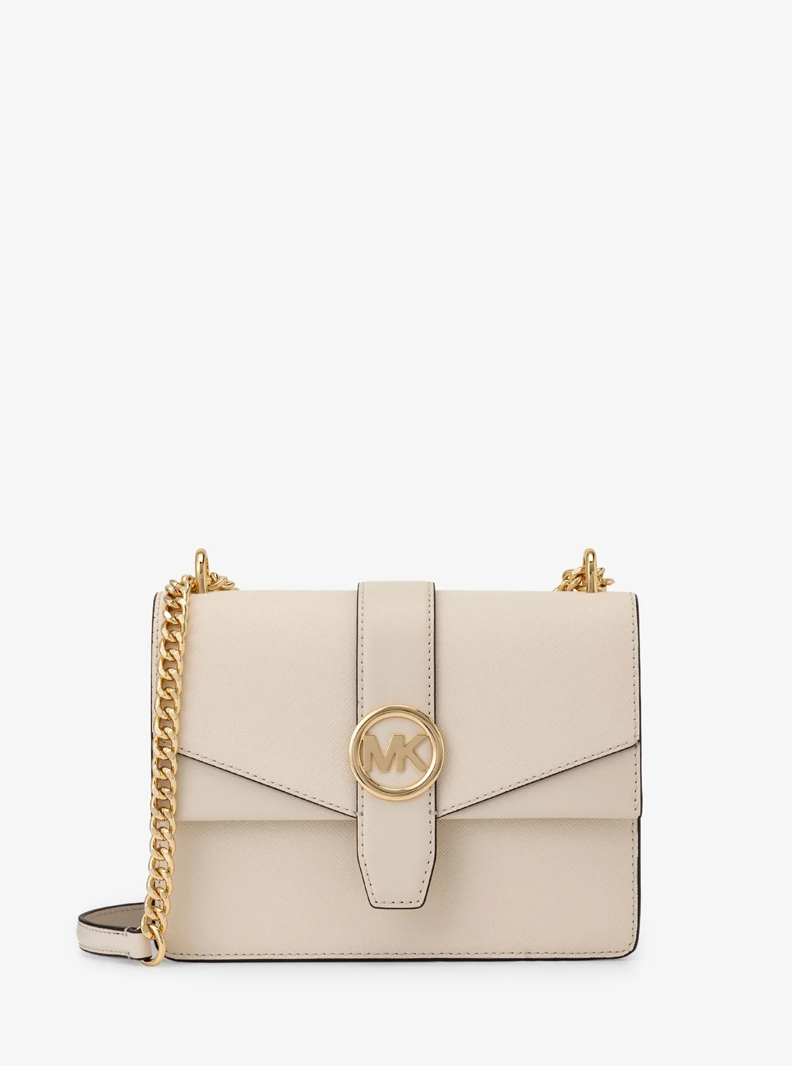 Michael Kors GREENWICH サフィアーノ レザー フラップ クロスボディ スモール