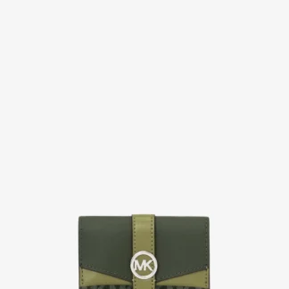Michael Kors GREENWICH フラップ キーケース スモール - MKシグネチャー