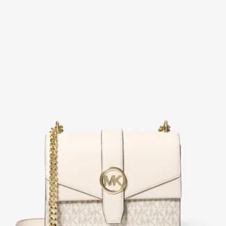 Michael Kors GREENWICH フラップ クロスボディ スモール - MKシグネチャー