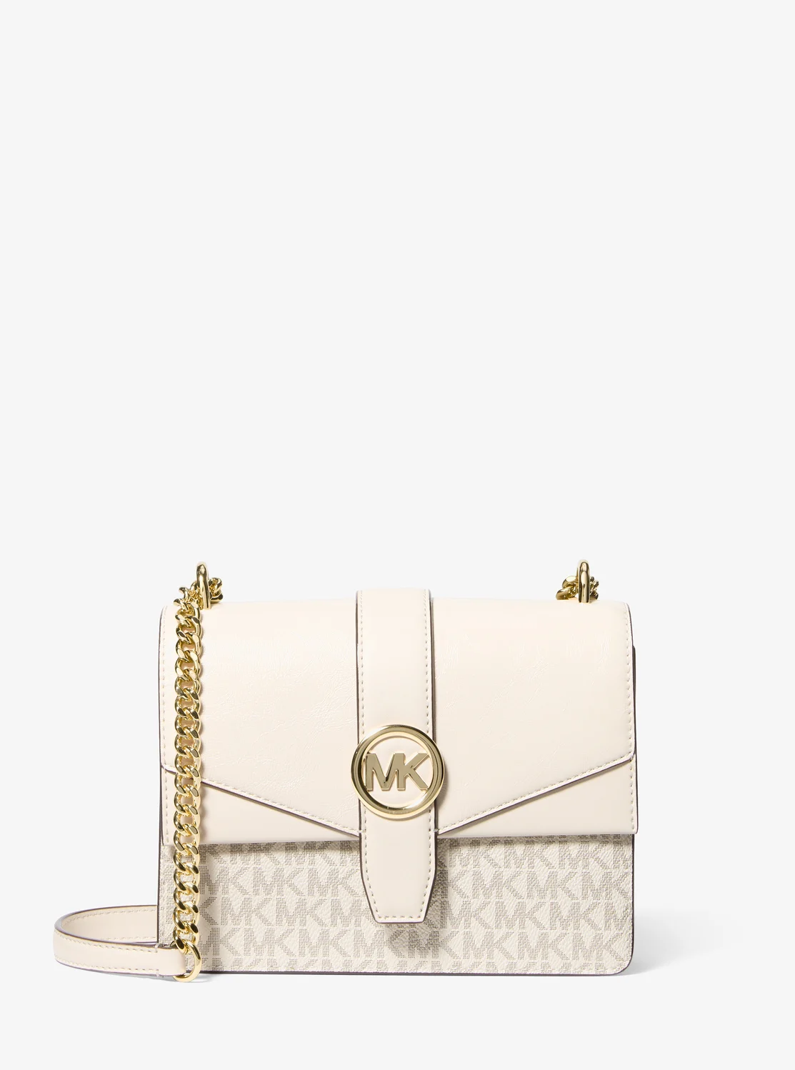 Michael Kors GREENWICH フラップ クロスボディ スモール - MKシグネチャー