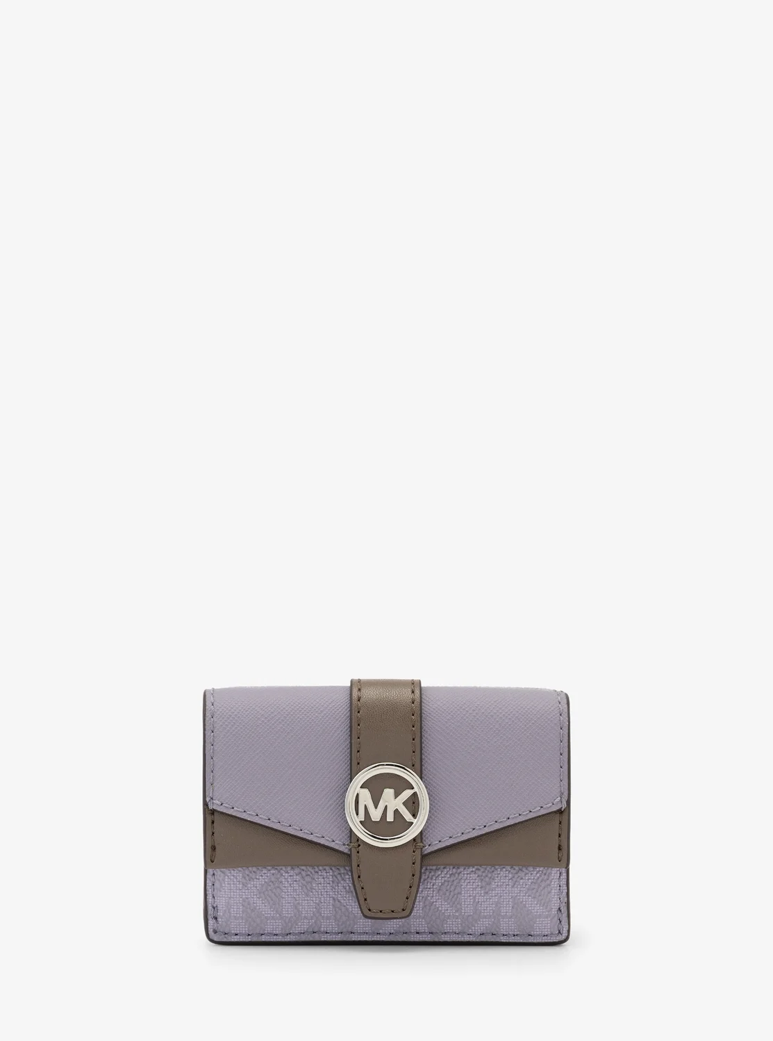 Michael Kors GREENWICH フラップ トライフォールド エクストラスモール - MKシグネチャー