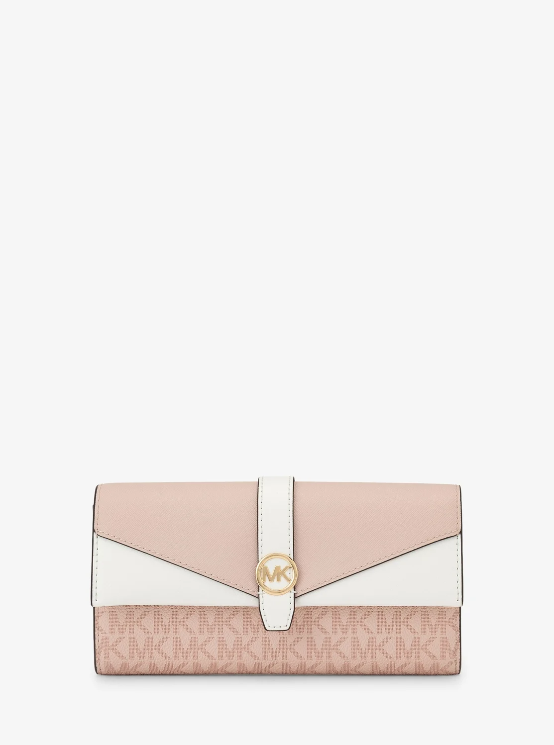 Michael Kors GREENWICH フラップ コンチネンタル ウォレット ラージ - MKシグネチャー