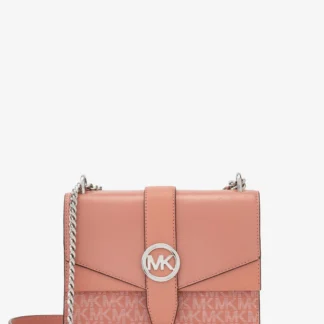 Michael Kors GREENWICH フラップ クロスボディ スモール - MKシグネチャー