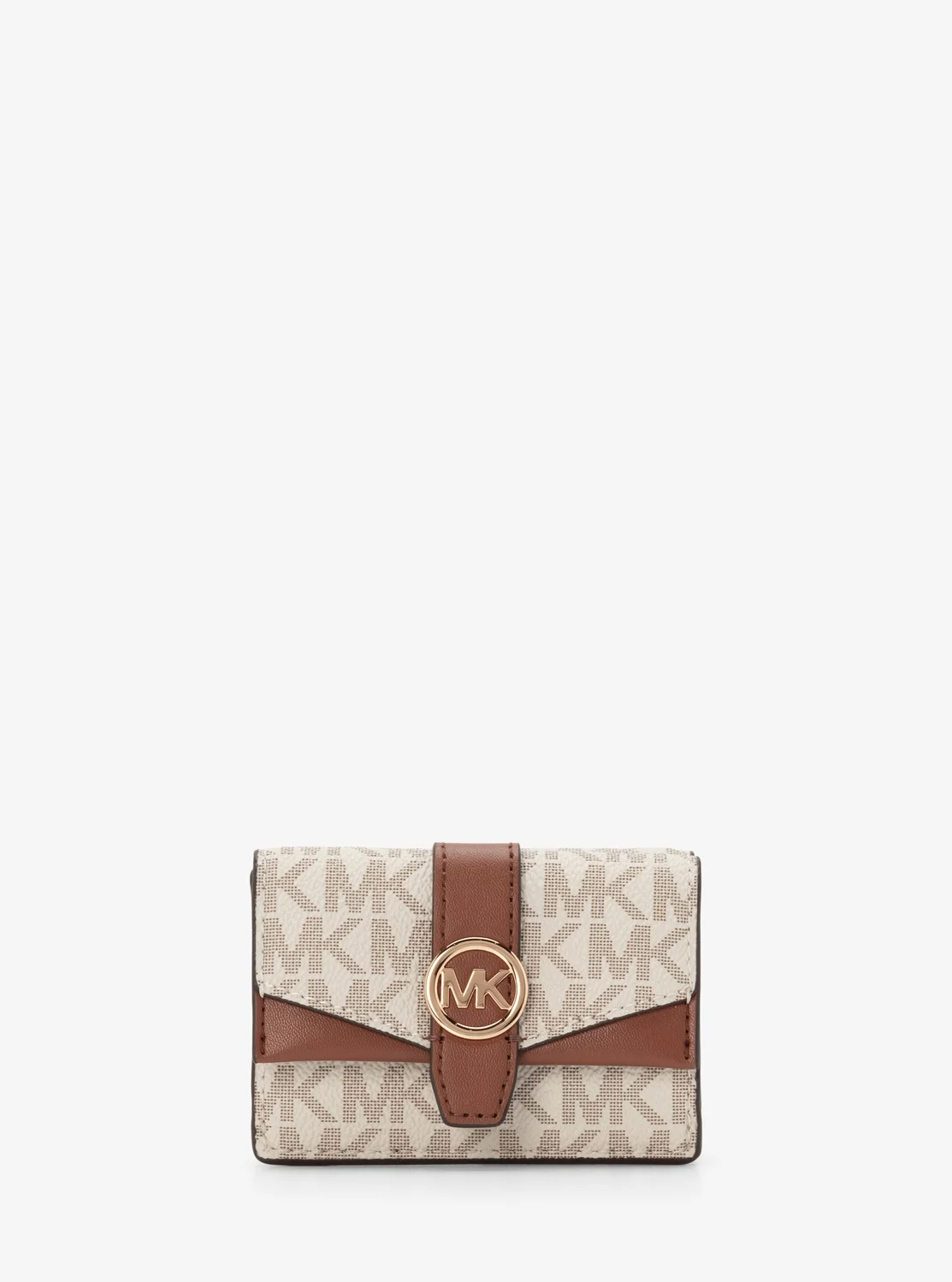 Michael Kors GREENWICH フラップ トライフォールド エクストラスモール - MKシグネチャー