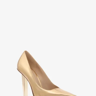 Michael Kors HALLE メタリック レザー パンプス