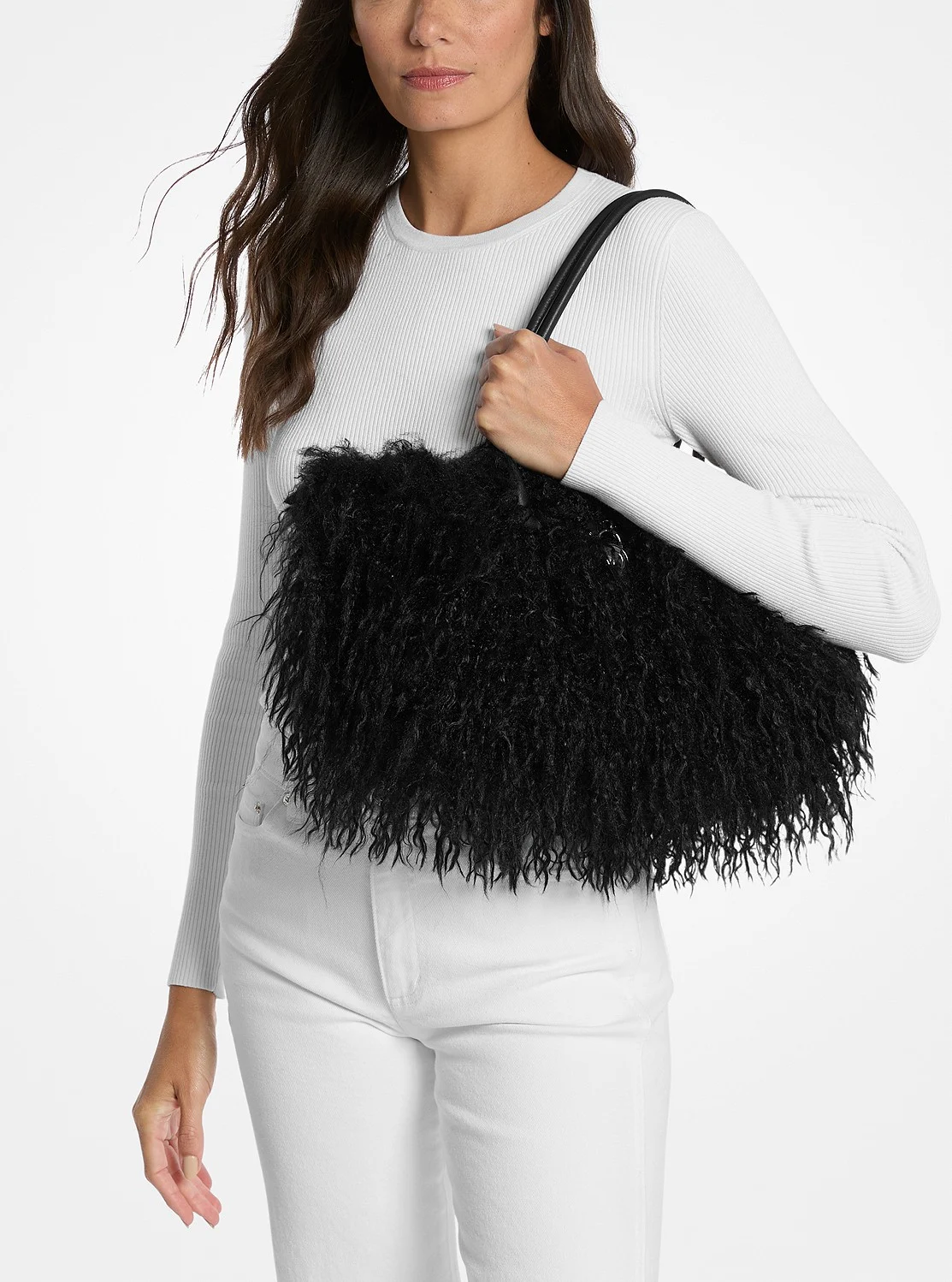 Michael Kors HAMILTON MODERNE EW フォー シアリング ショルダー トート スモール - Image 4
