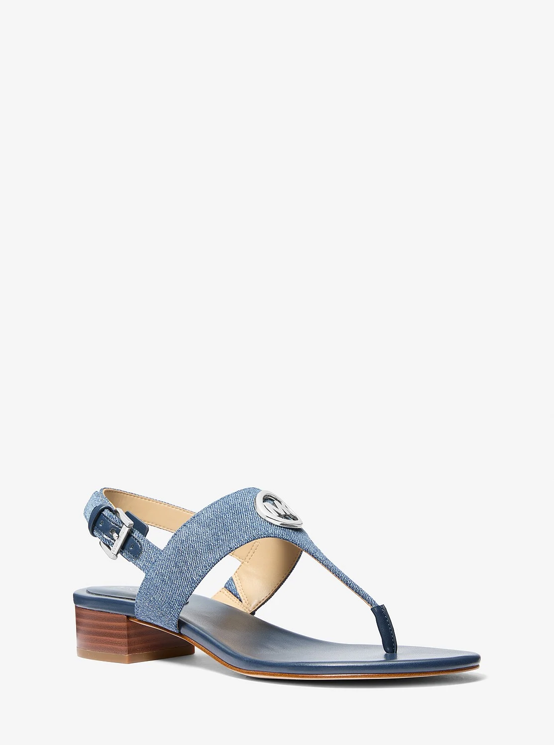 Michael Kors HANNAH デニム Tストラップ サンダル