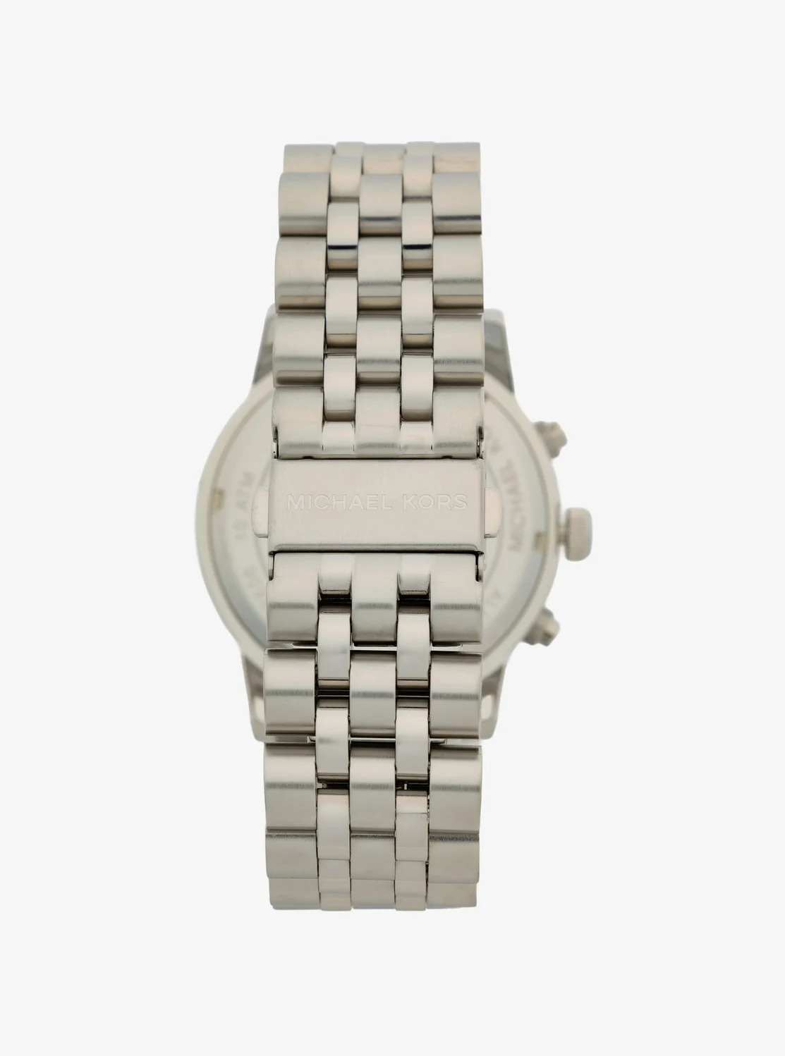 Michael Kors HUTTON オーバーサイズ シルバートーン ウォッチ - Image 3