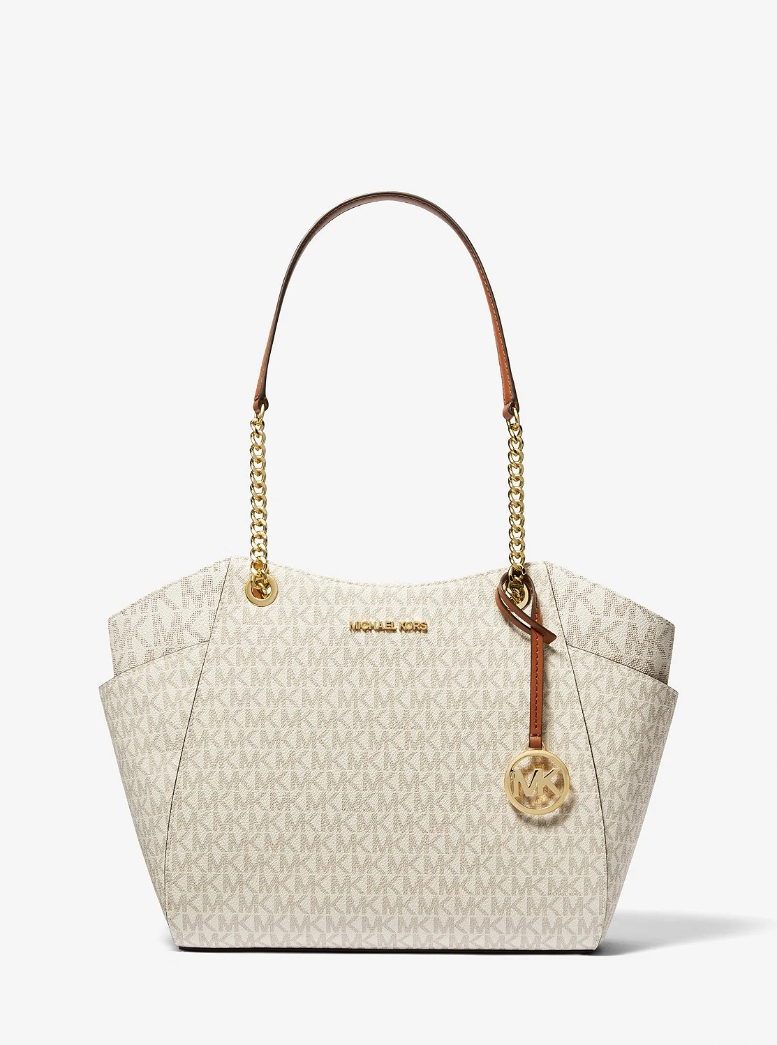 Michael Kors JET SET ショルダーバッグ ラージ - MKシグネチャー