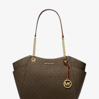 Michael Kors JET SET ショルダーバッグ ラージ - MKシグネチャー