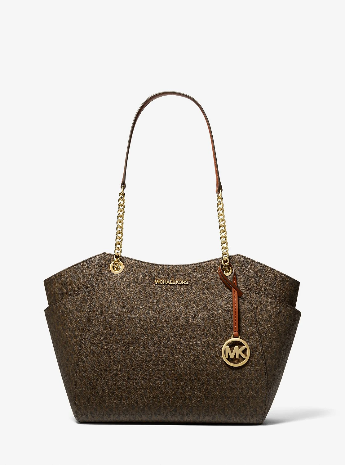 Michael Kors JET SET ショルダーバッグ ラージ - MKシグネチャー