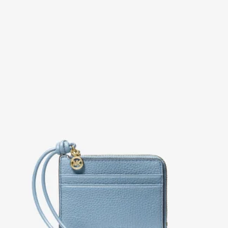 Michael Kors JET SET ペブルレザー カードケース リストレット スモール