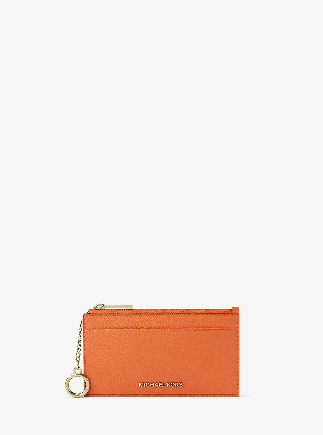 Michael Kors JET SET ペブルレザー カードケース スモール