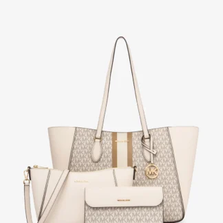 Michael Kors JET SET TRAVEL 3 IN 1 トート ラージ - MKシグネチャー