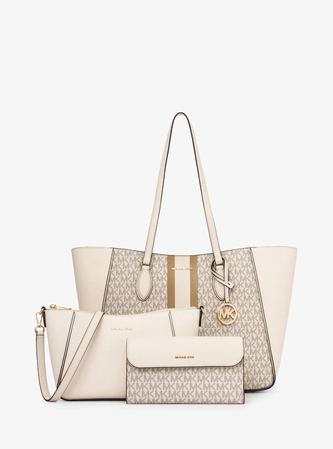 Michael Kors JET SET TRAVEL 3 IN 1 トート ラージ - MKシグネチャー