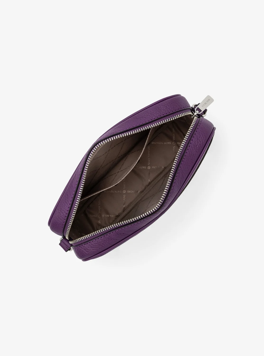 Michael Kors JET SET TRAVEL ぺブルレザー カメラ クロスボディ ラージ - Image 2