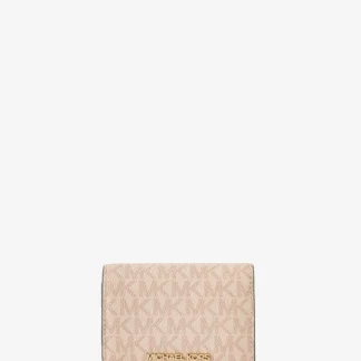 Michael Kors JET SET TRAVEL コンパクト ウォレット ミディアム - MKシグネチャー