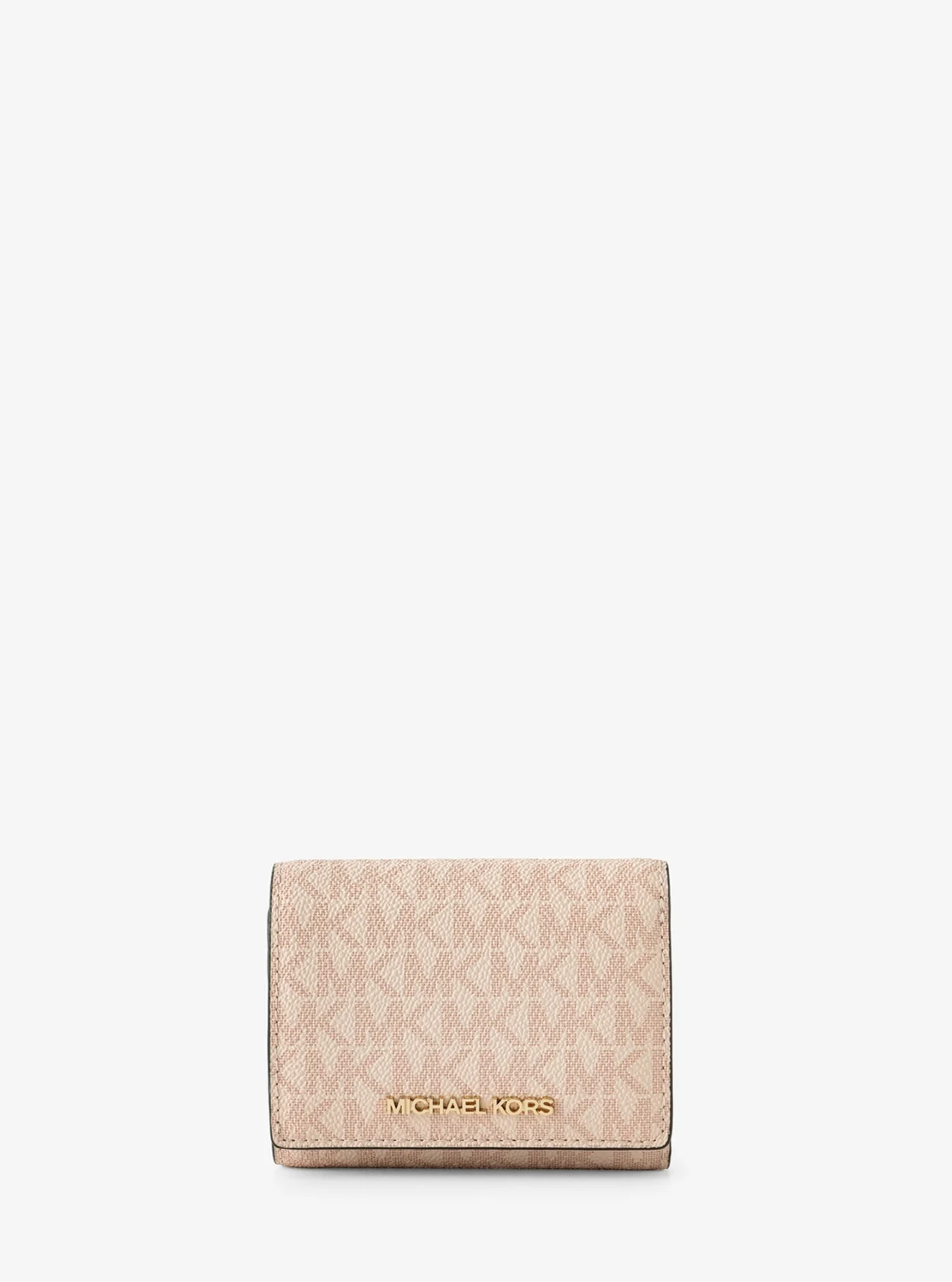 Michael Kors JET SET TRAVEL コンパクト ウォレット ミディアム - MKシグネチャー