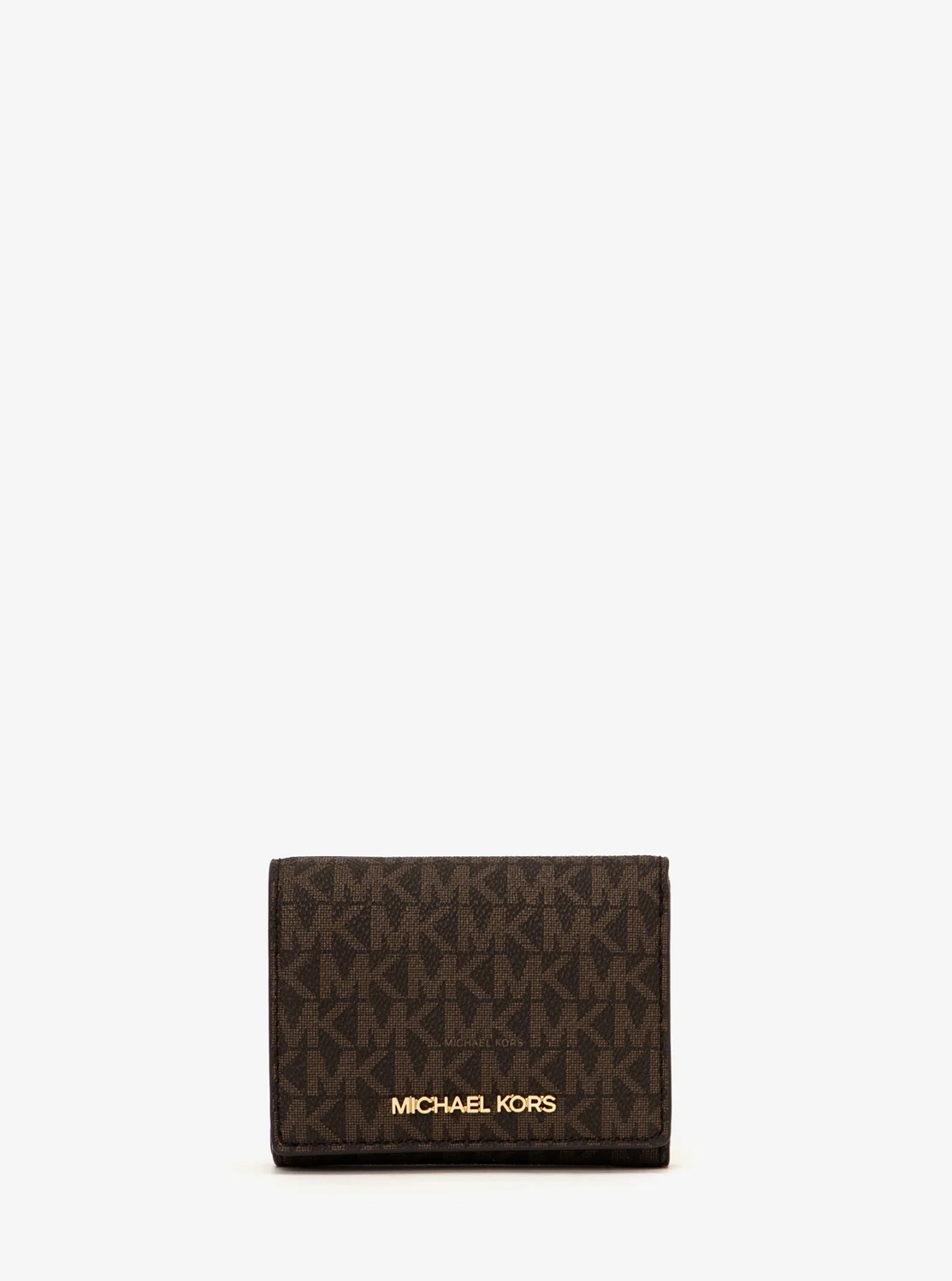 Michael Kors JET SET TRAVEL コンパクト ウォレット ミディアム - MKシグネチャー