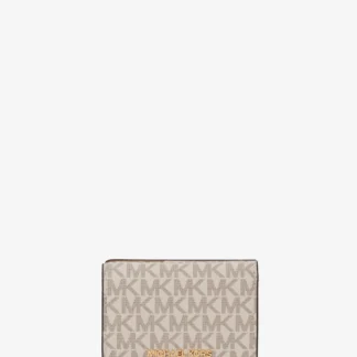 Michael Kors JET SET TRAVEL コンパクト ウォレット ミディアム - MKシグネチャー
