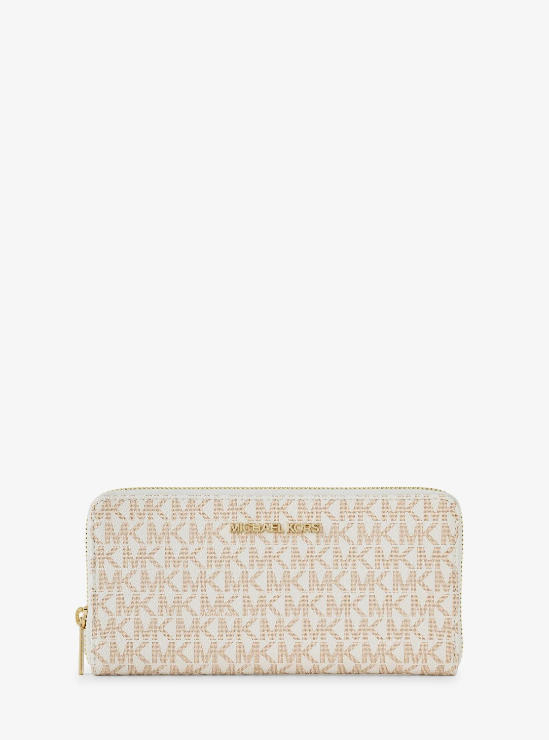 Michael Kors JET SET TRAVEL ジップアラウンド コンチネンタル ウォレット ラージ - MKシグネチャー