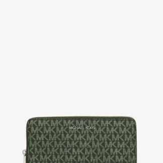 Michael Kors JET SET TRAVEL ジップアラウンド コンチネンタル ウォレット ラージ - MKシグネチャー