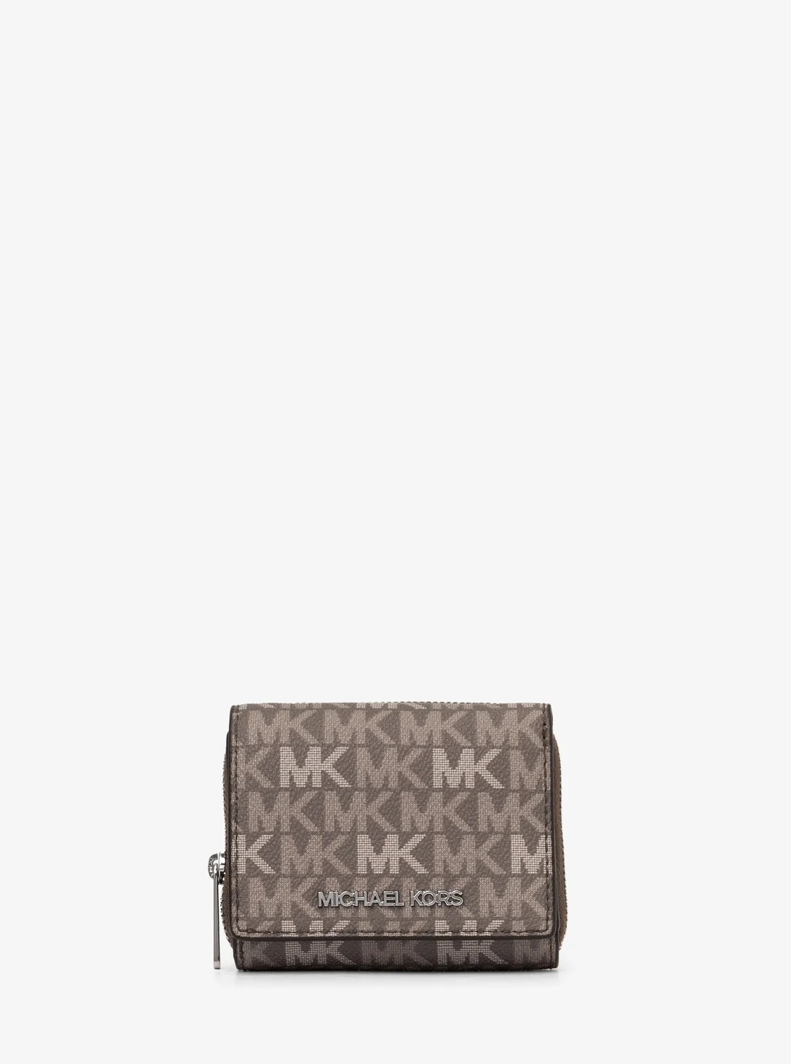 Michael Kors JET SET TRAVEL ジップアラウンド ウォレット スモール - MKシグネチャー