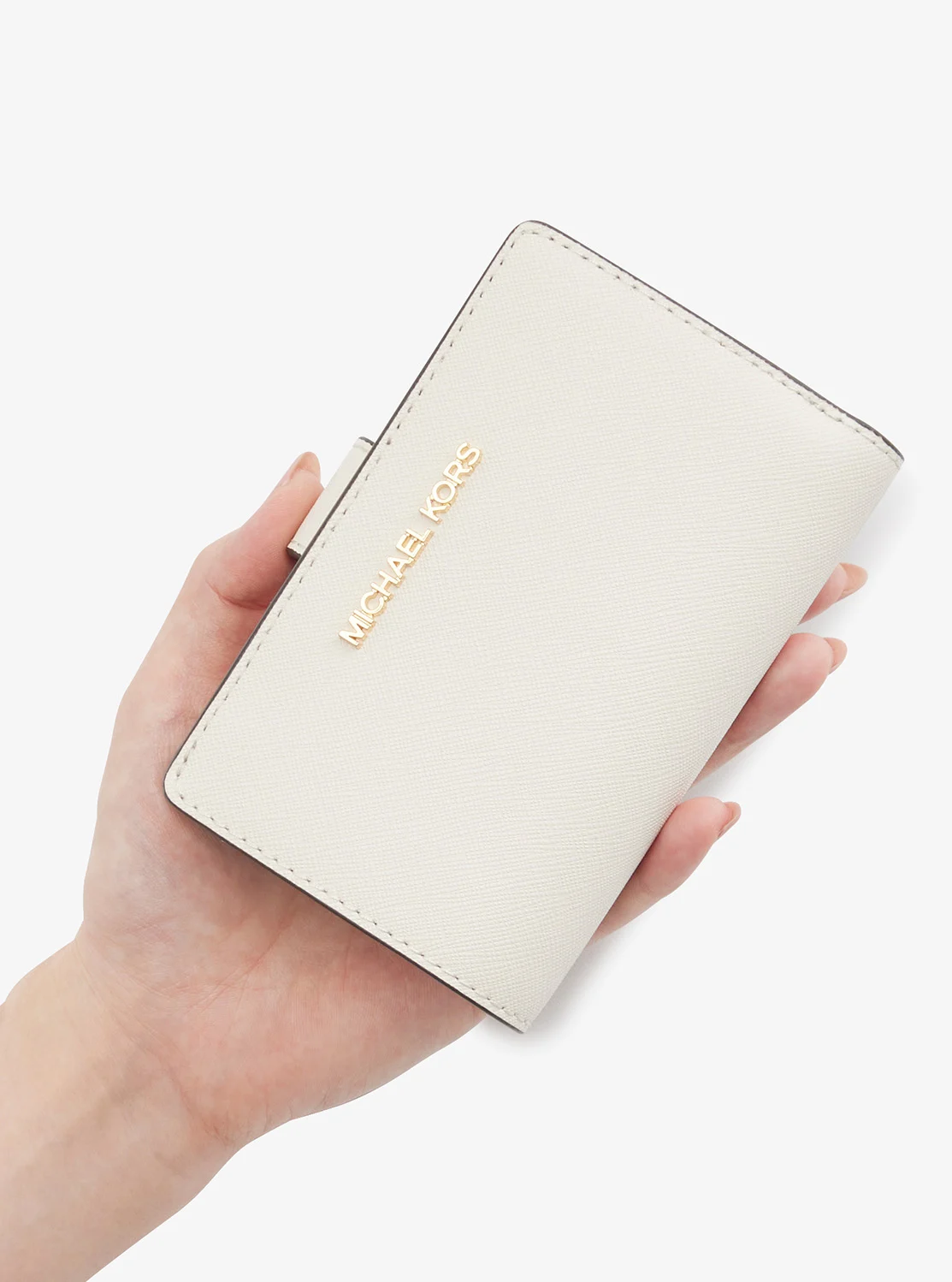 Michael Kors JET SET TRAVEL ビルフォールド ジップ コンパクト ウォレット ミディアム - Image 4