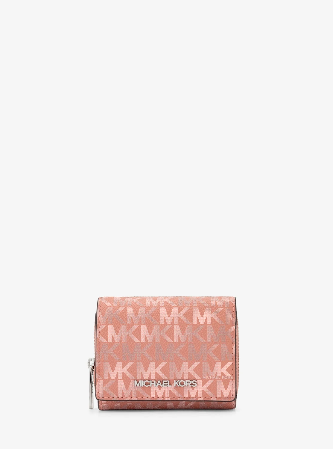 Michael Kors JET SET TRAVEL ミッド ジップ ウォレット スモール - MKシグネチャー