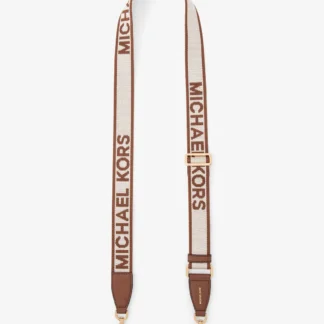 Michael Kors JET SET TRAVEL ロゴ ウェビング ストラップ 35mm