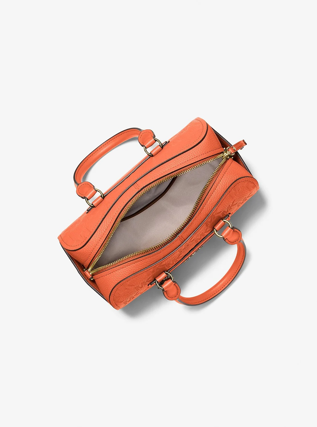 Michael Kors JET SET TRAVEL ロゴエンボス レザー ダッフル クロスボディ エクストラスモール - Image 2