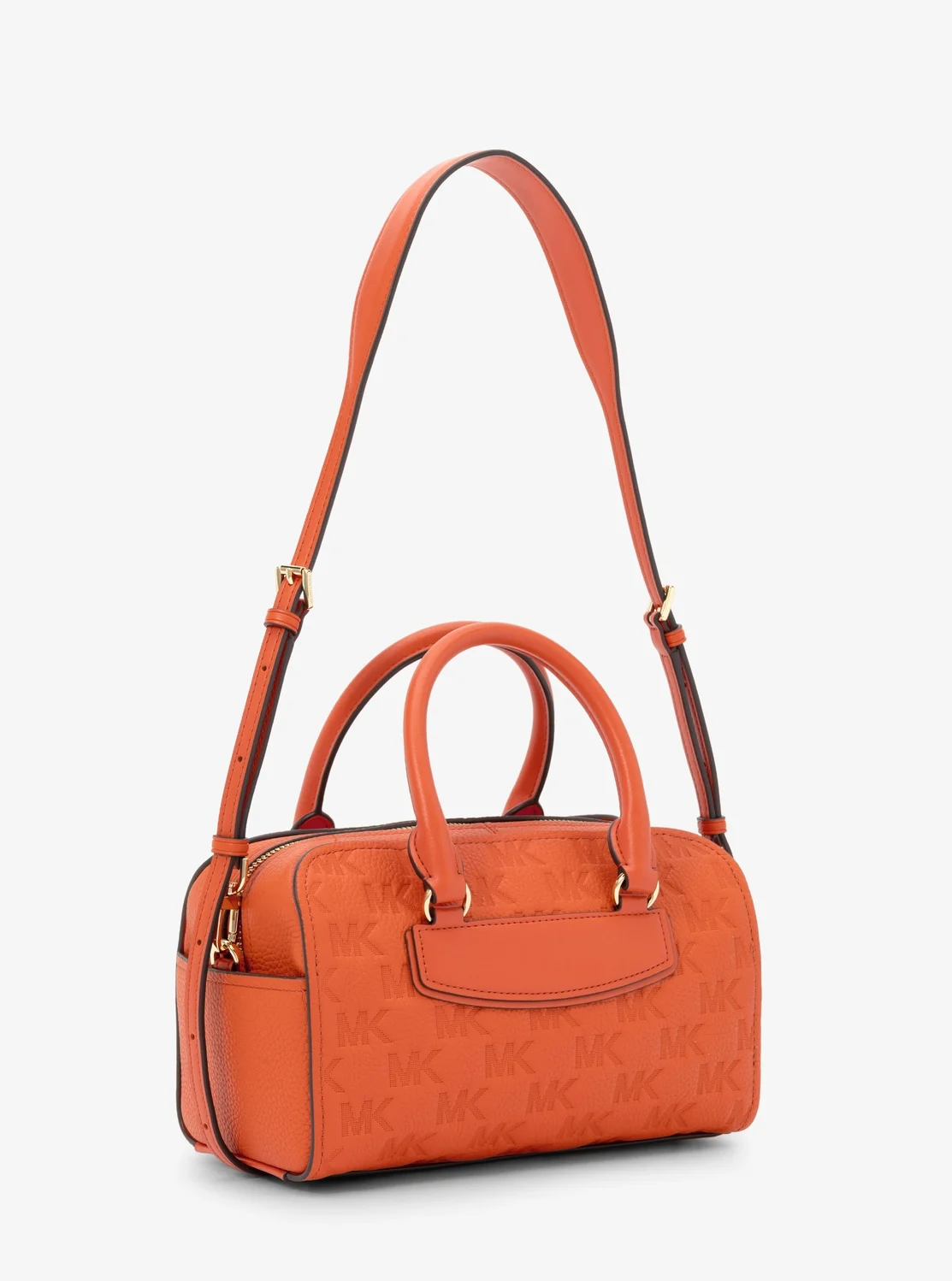 Michael Kors JET SET TRAVEL ロゴエンボス レザー ダッフル クロスボディ エクストラスモール - Image 3