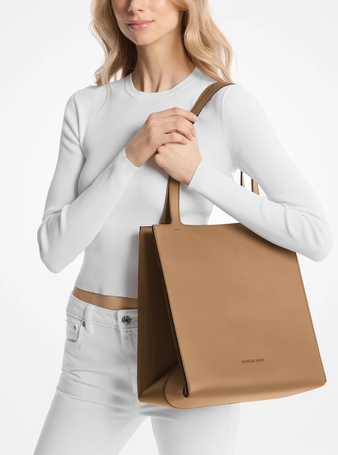 Michael Kors JORDI レザー トート ラージ - Image 4