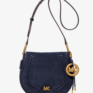 Michael Kors JOSIE ホイップステッチ スエード サドルバッグ ミディアム