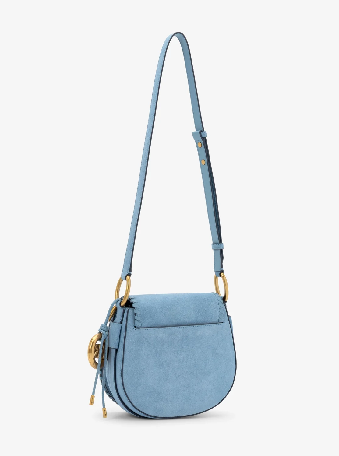 Michael Kors JOSIE ホイップステッチ スエード サドル フラップ クロスボディ ミディアム - Image 3