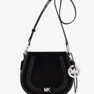Michael Kors JOSIE レザー サドル フラップ クロスボディ ミディアム